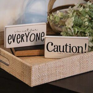 ($10) Not For Everyone Block Set